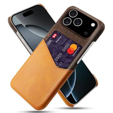 Custodia KSQ con Slot per Schede per iPhone 17 Pro - Arancione