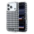 Custodia per iPhone 17 Pro con placca in resina a motivo pied-de-poule firmata Karl Lagerfeld - Compatibile con MagSafe