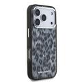 Custodia per iPhone 17 Pro Karl Lagerfeld IML Leopardo - Compatibile con MagSafe - Grigia