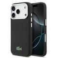 Custodia per iPhone 17 Pro Lacoste Iconic Petit Pique Metal Logo - Compatibile con MagSafe