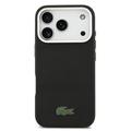 Custodia per iPhone 17 Pro Lacoste Iconic Petit Pique Metal Logo - Compatibile con MagSafe