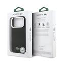 Custodia per iPhone 17 Pro Lacoste Iconic Petit Pique Metal Logo - Compatibile con MagSafe