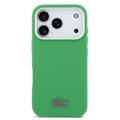 Custodia iPhone 17 Pro Lacoste Iconic Petit Pique Metal Logo - Compatibile con MagSafe - Verde