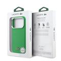 Custodia iPhone 17 Pro Lacoste Iconic Petit Pique Metal Logo - Compatibile con MagSafe - Verde