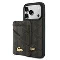 Custodia MagSafe Lacoste PVC Blend per iPhone 17 Pro e porta carte magnetico - Marrone