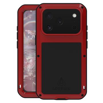 Custodia ibrida iPhone 17 Pro Love Mei Powerful - Rossa