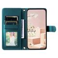 Custodia a portafoglio trapuntata lusso per iPhone 17 Pro - Verde