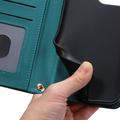 Custodia a portafoglio trapuntata lusso per iPhone 17 Pro - Verde