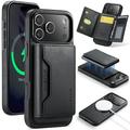 Custodia MagKing K2 MagSafe per iPhone 17 Pro con portafoglio staccabile - Nera