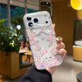 Custodia magnetica per iPhone 17 Pro con strass incorporati - Coniglia