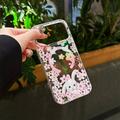 Custodia magnetica per iPhone 17 Pro con strass incorporati - Coniglia