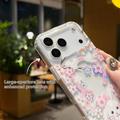 Custodia magnetica per iPhone 17 Pro con strass incorporati - Coniglia