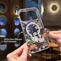 Custodia magnetica per iPhone 17 Pro con strass incastonati - Cigni