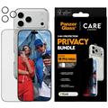iPhone 17 Pro Max/18 Pro Max PanzerGlass Care Flagship 3-in-1 Pacchetto Privacy - Trasparente