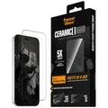 Protezione per schermo iPhone 17 Pro Max/18 Pro Max PanzerGlass Ceramic II Ultra-Wide Fit con FastFit In-A-Box - 9H - Bordi neri