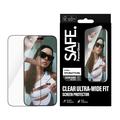 Proteggi schermo in vetro temperato per iPhone 17 Pro Max/18 Pro Max PanzerGlass Safe Ultra-Wide Fit - 9H - Bordo nero