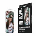 Proteggi schermo in vetro temperato per iPhone 17 Pro Max/18 Pro Max PanzerGlass Safe Ultra-Wide Fit - 9H - Bordo nero