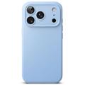 Custodia MagSafe in silicone liquido Ringke per iPhone 17 Pro Max/18 Pro Max - Azzurra