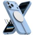Custodia MagSafe in silicone liquido Ringke per iPhone 17 Pro Max/18 Pro Max - Azzurra