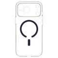 Custodia Spigen Ultra Hybrid MagSafe per iPhone 17 Pro Max/18 Pro Max - Blu intenso / Trasparente