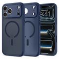 Custodia Spigen Ultra Hybrid MagSafe per iPhone 17 Pro Max/18 Pro Max - Blu scuro ghiacciato
