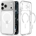 Custodia Spigen Ultra Hybrid MagSafe per iPhone 17 Pro Max/18 Pro Max - Bianca / Trasparente