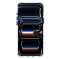 Custodia MagSafe Spigen Ultra Hybrid Optik S per iPhone 17 Pro Max/18 Pro Max - Blu intenso / Trasparente