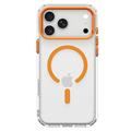 Custodia MagSafe Spigen Ultra Hybrid Optik S per iPhone 17 Pro Max/18 Pro Max - Arancione / Trasparente