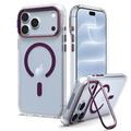Custodia MagSafe Spigen Ultra Hybrid Optik S per iPhone 17 Pro Max/18 Pro Max - Borgogna / Chiaro