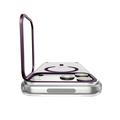 Custodia MagSafe Spigen Ultra Hybrid Optik S per iPhone 17 Pro Max/18 Pro Max - Borgogna / Chiaro