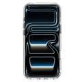 Custodia MagSafe Spigen Ultra Hybrid Optik S per iPhone 17 Pro Max/18 Pro Max - Argento / Trasparente