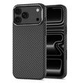 Custodia in plastica per iPhone 17 Pro Max/18 Pro Max Tech-Protect Ion Carbon - Compatibile con MagSafe - Nera / Argenta
