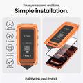 Protezione dello schermo in vetro temperato iPhone 17 Pro Max/18 Pro Max Tech-Protect Quick Set+ 2-Pack - Trasparente
