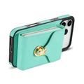 Custodia iPhone 17 Pro Max Tutto in uno con portafoglio e cinturino - Menta