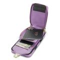 Custodia iPhone 17 Pro Max/18 Pro Max Tutto in uno con portafoglio e cinturino - Viola