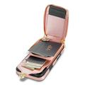 Custodia iPhone 17 Pro Max Tutto in uno con portafoglio e cinturino - Oro rosa