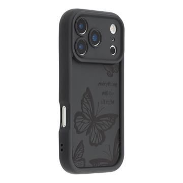 Custodia in TPU con stampa a farfalla per iPhone 17 Pro Max