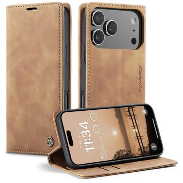 Custodia a Portafoglio Caseme 013 Serie per iPhone 17 Pro Max - Marrone