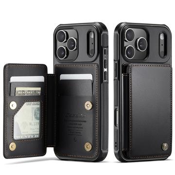 Custodia per iPhone 17 Pro Max Caseme C22 Portafoglio RFID - Nera