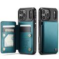Custodia per iPhone 17 Pro Max Caseme C22 Portafoglio RFID - Verde