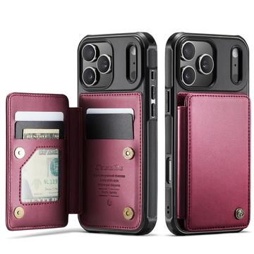 Custodia per iPhone 17 Pro Max Caseme C22 Portafoglio RFID - Rosso