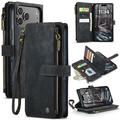 Custodia a Portafoglio Multifunzionale Caseme C30 per iPhone 17 Pro Max - Nera
