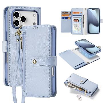 Custodia in pelle a portafoglio con copertura magnetica Dux Ducis Lawa per iPhone 17 Pro Max