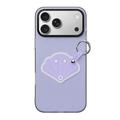 Custodia iPhone 17 Pro Max Dux Ducis Luvy con anello per le dita e cinturino per la mano - Viola / Conchiglia