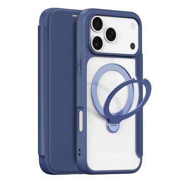 Custodia magnetica flip Dux Ducis Skin X Pro per iPhone 17 Pro Max - Blu