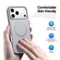 Custodia ibrida per iPhone 17 Pro Max Dux Ducis Yind - Compatibile con MagSafe - Grigia