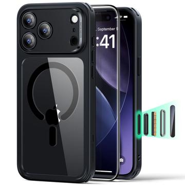 Set ibrido iPhone 17 Pro Max ESR HaloLock MagSafe Classic - Trasparente Nero