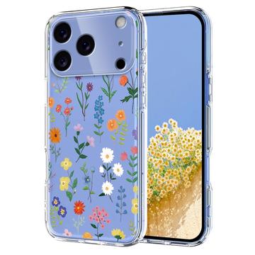 Custodia in TPU con motivo floreale per iPhone 17 Pro Max - Margherite