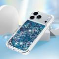 Custodia in TPU iPhone 17 Pro Max Glitter Quicksand - Cuori blu