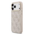 Custodia Guess 4G Gold Frame per iPhone 17 Pro Max - Compatibile con MagSafe - Rosa